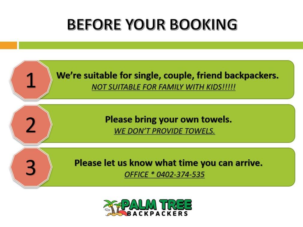 Hostel Palm Tree Backpackers Bundaberg Zewnętrze zdjęcie